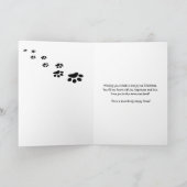 Beagle kleindochter schattige kerstwensen kaart (Binnen)