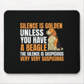 Beagle kleine geurhond jagen huisdier fokker stilt muismat (Voorkant)