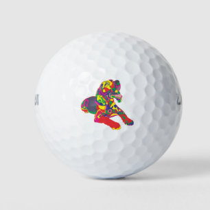 Beagle kleur golfballen