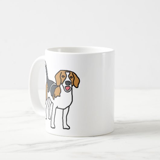 Beagle Koffiemok (Voorkant links)