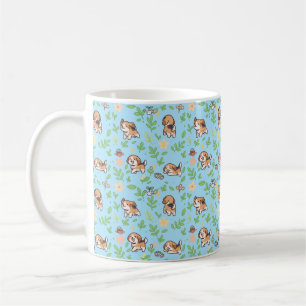 Beagle koffiemok Lente Bloem Kawaii Hond Cadeau