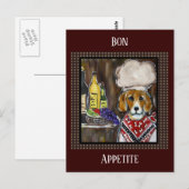 BEAGLE KOK BRIEFKAART (Voorkant / Achterkant)