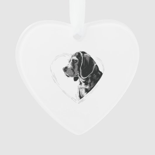 Beagle Kopie Kopie Ornament (voorkant)