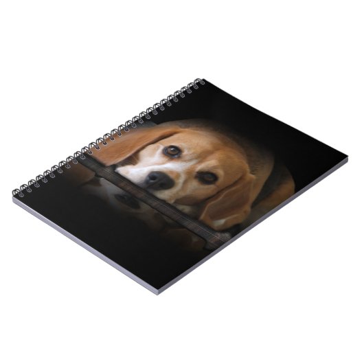 Beagle-laptop Notitieboek (Linkerzijde)