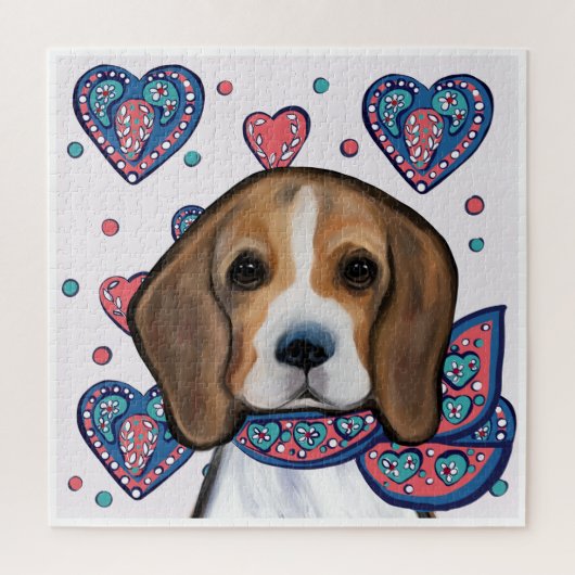 Beagle      legpuzzel (Verticaal)