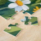 Beagle Lente Weide Bloem Honden Legpuzzel (Zijkant)