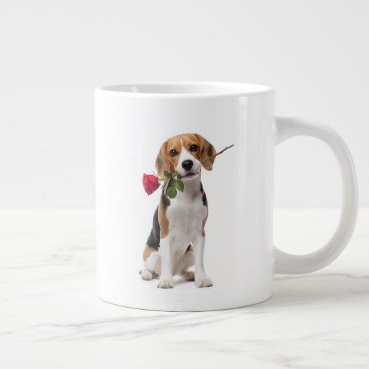 Beagle Liefde Grote Koffiekop (Rechts)