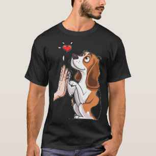 Beagle Liefde Hart Hond Poot Gezelschap Dieren T-shirt