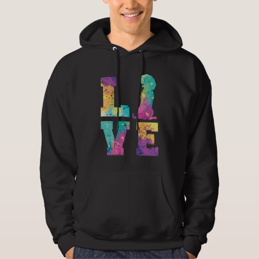 Beagle Liefde Hoodie (Voorkant)