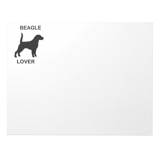 Beagle liefhebber notitieblok (Voorkant)