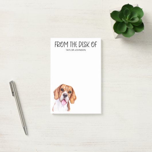 Beagle liefhebber post-it® notes (Kantoor)
