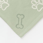 Beagle Lijn Kunst, Elegantie met Attitude Fleece Deken (Hoek)