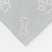 Beagle Lijn Kunst, Elegantie met Attitude Fleece Deken (Hoek)