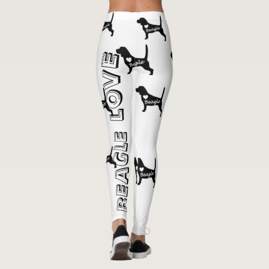 BEAGLE LOVE LEGGINGS (Achterkant)