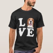 Beagle Love T-shirt (Voorkant)