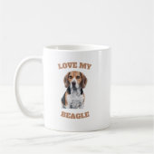 Beagle Lover Design Koffiemok (Links)