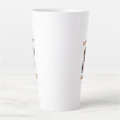 Beagle Lover Design Latte Mok (Voorkant)
