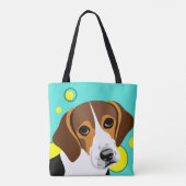 Beagle Lover Gifts Tote Bag (Achterkant)