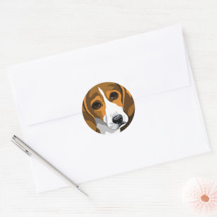 Beagle Lover Ronde Sticker