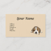 Beagle Lover Visitekaartje (Achterkant)