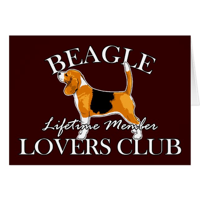 Beagle Lovers Club (Voorkant Horizontaal)