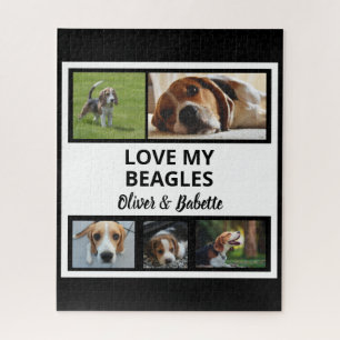 Beagle Lovers Custom Puppy and Dog Photo Collage Legpuzzel