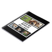 Beagle Lovers Custom Puppy and Dog Photo Collage Notitieboek (Linkerzijde)
