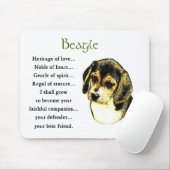 Beagle Lovers Gifts Muismat (Met muis)