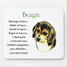 Beagle Lovers Gifts Muismat