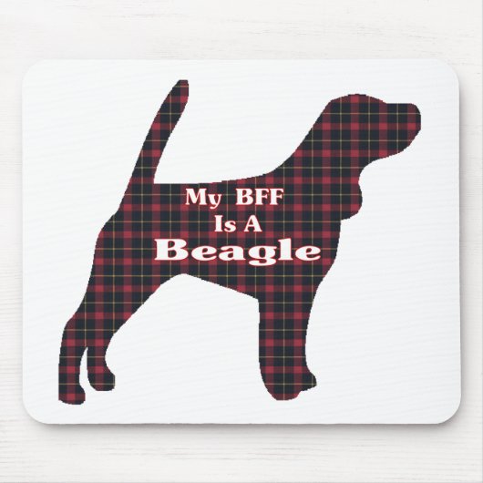 Beagle Lovers Gifts Muismat (Voorkant)