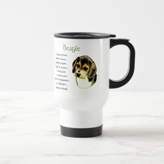 Beagle Lovers Gifts Reisbeker (Rechts)