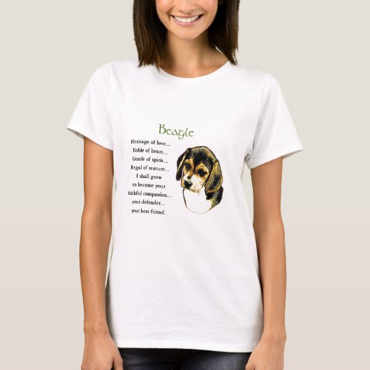Beagle Lovers Gifts T-shirt (Voorkant)