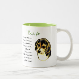 Beagle Lovers Gifts Tweekleurige Koffiemok