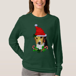 Beagle Lovers Kerstmis T-shirt