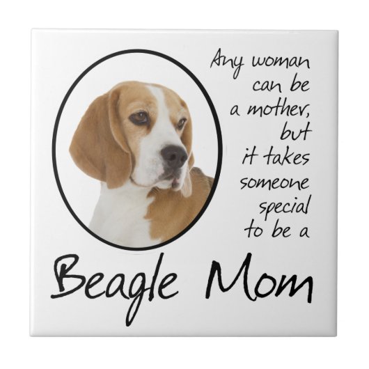 Beagle Ma Tile Tegeltje (Voorkant)