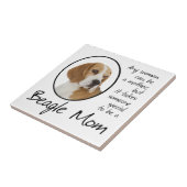 Beagle Ma Tile Tegeltje (Zijkant)