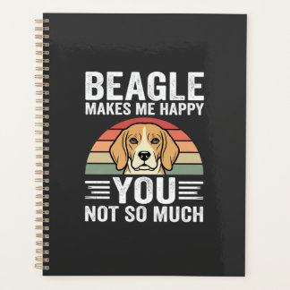 Beagle maakt me gelukkig hondenliefhebber planner