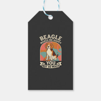 Beagle Maakt Me Gelukkig Jij Niet Zo Veel Hond Cadeaulabel