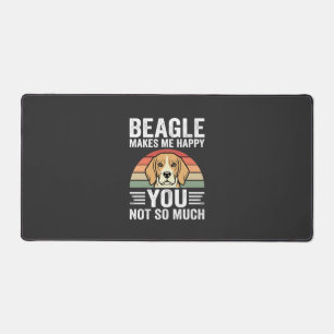 Beagle maakt me gelukkige hondenliefhebber bureaumat
