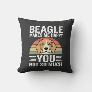 Beagle maakt me gelukkige hondenliefhebber kussen
