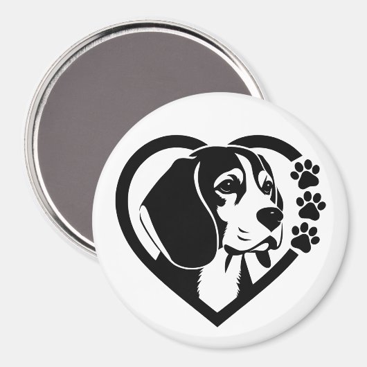 Beagle Magneet (Voorkant / Achterkant)