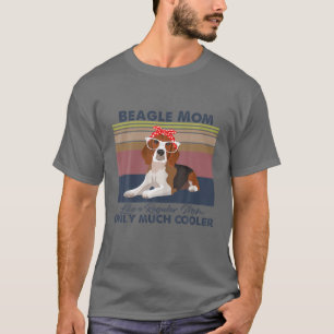 Beagle Mam Bandana Match Moederdag Dog T-shirt