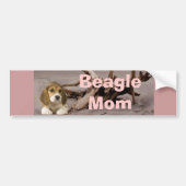 Beagle Mam Bumpersticker (Voorkant)