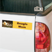 Beagle Mam Bumpersticker (Op Truck)