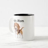 Beagle Mam Coffee Mok (Voorkant links)
