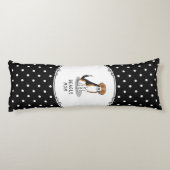 Beagle Mam (drie kleuren 3) Dog Cute Dog Mam Lichaamskussen (Achterkant)