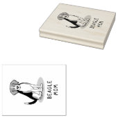 Beagle Mam (drie kleuren 3) Dog Cute Dog Mam Rubberstempel (Gestempeld)