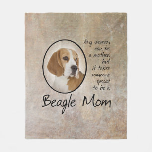 Beagle Mam Fleece Blanket