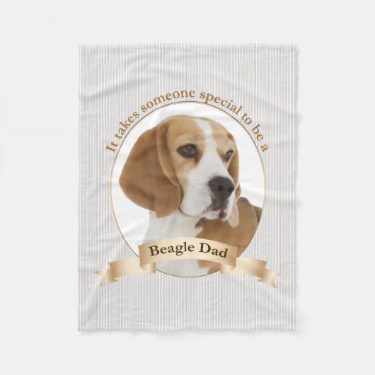 Beagle Mam Fleece Blanket (Voorkant)