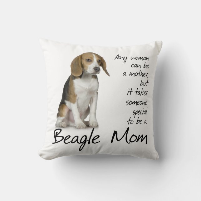 Beagle Mam Pillow Kussen (Voorkant)